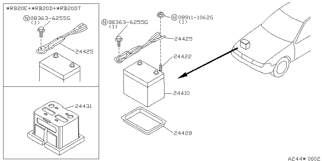 Battery & Battery Mounting