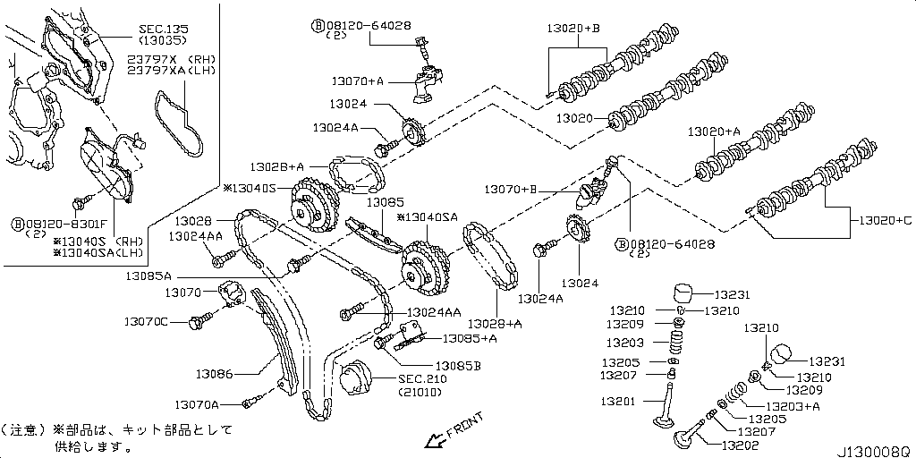 Camshaft & Valve Mechanism