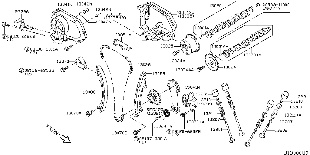 Camshaft & Valve Mechanism