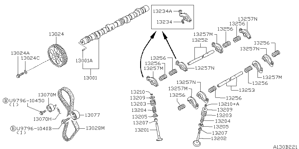 Camshaft & Valve Mechanism