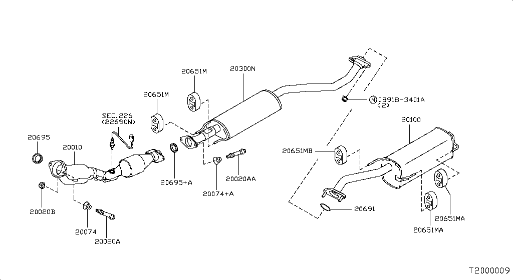 Exhaust Tube Muffler