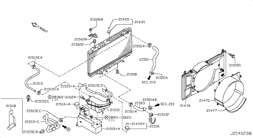 Radiator Shroud Inverter Cooling