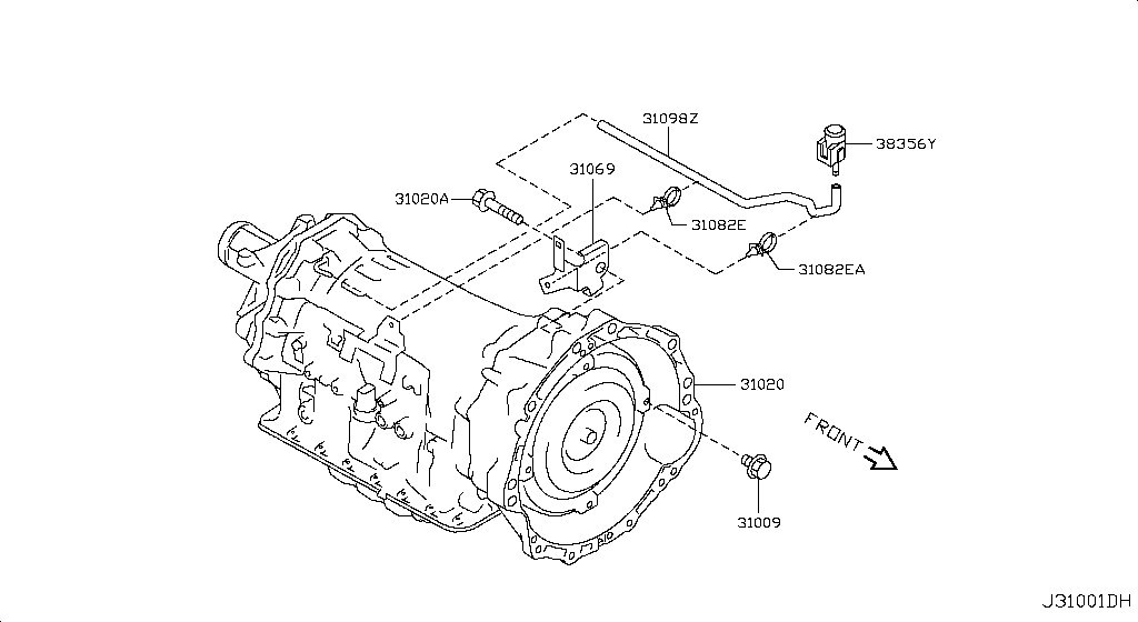 Transmisión, transeje y montaje