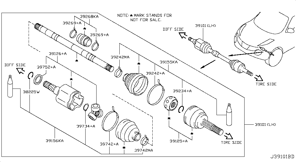 Front Drive Shaft