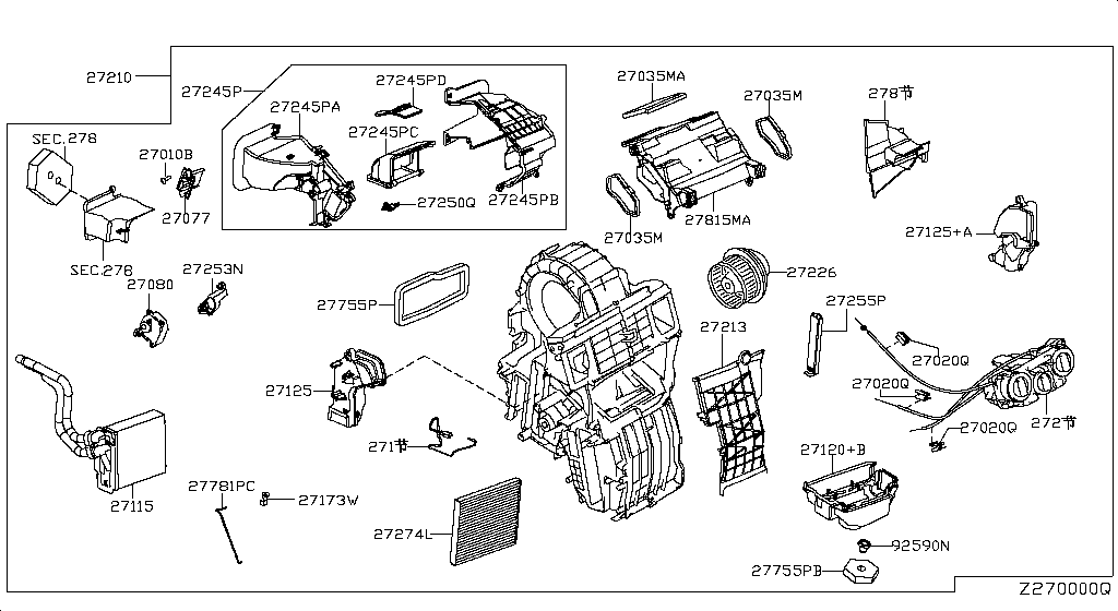 Heater Blower Unit