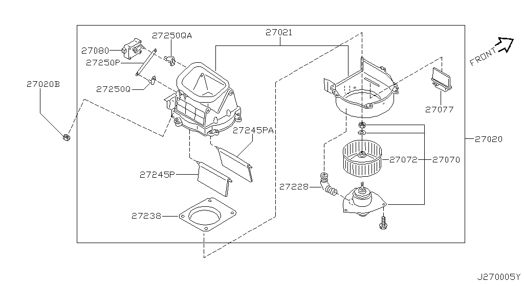 Heater Blower Unit