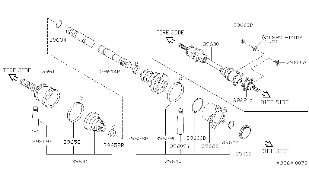 Rear Drive Shaft