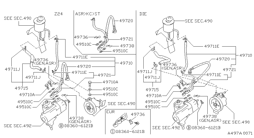 Power Steering Piping
