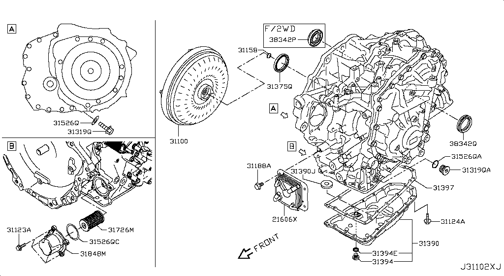 Torque Converter, Housing & Case