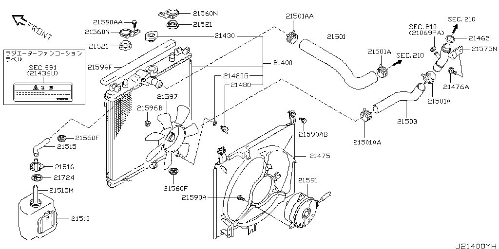 Radiator, Shroud & Inverter Cooling