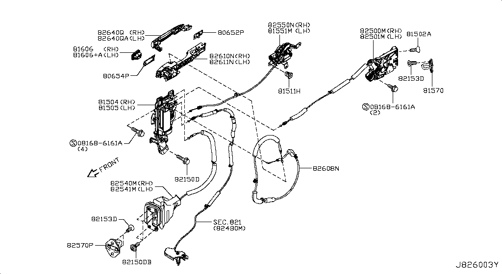Slide Door Lock Handle