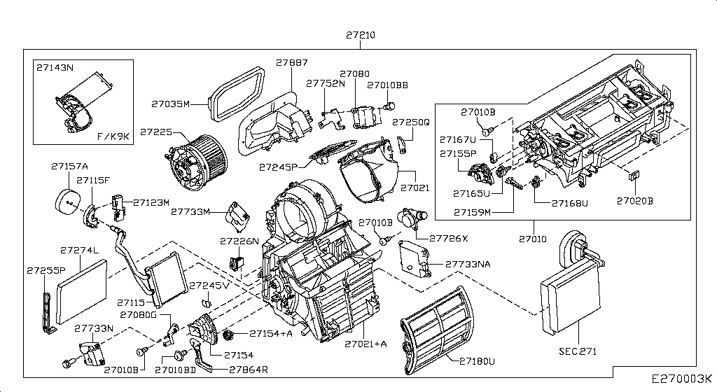 Heater Blower Unit