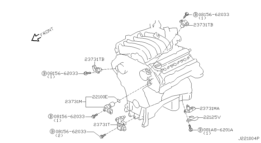 Distributor Ignition Timing Sensor