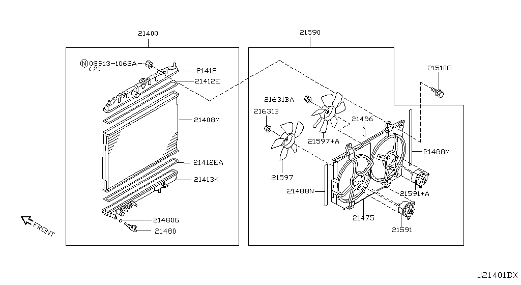 Radiator Shroud Inverter Cooling