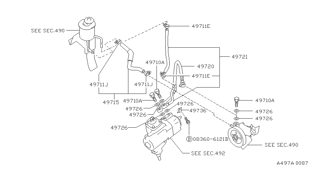 Power Steering Piping