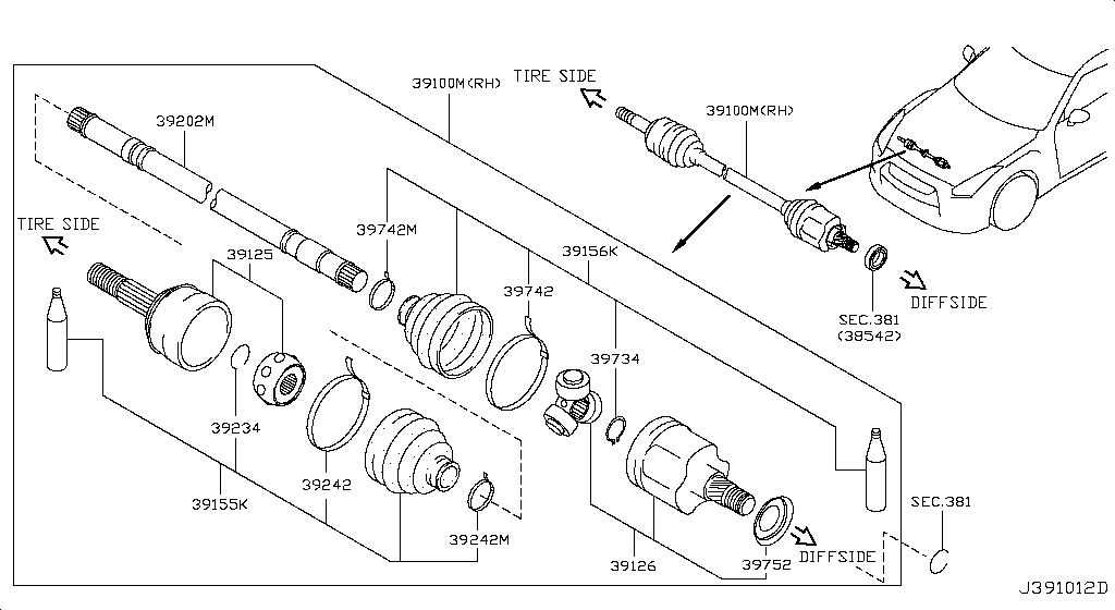 Front Drive Shaft