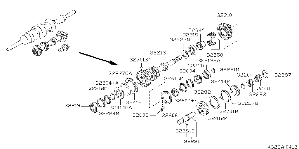 Transmission Gear Assembly