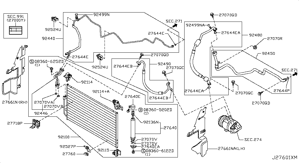 Condenser, Liquid Tank & Piping