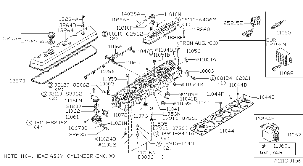 Cylinder Head & Rocker Cover