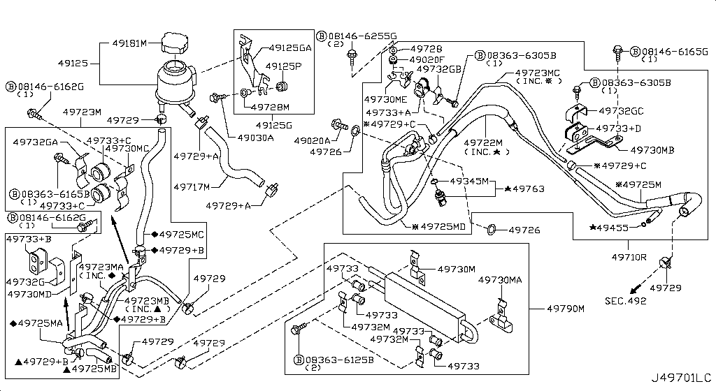 Power Steering Piping