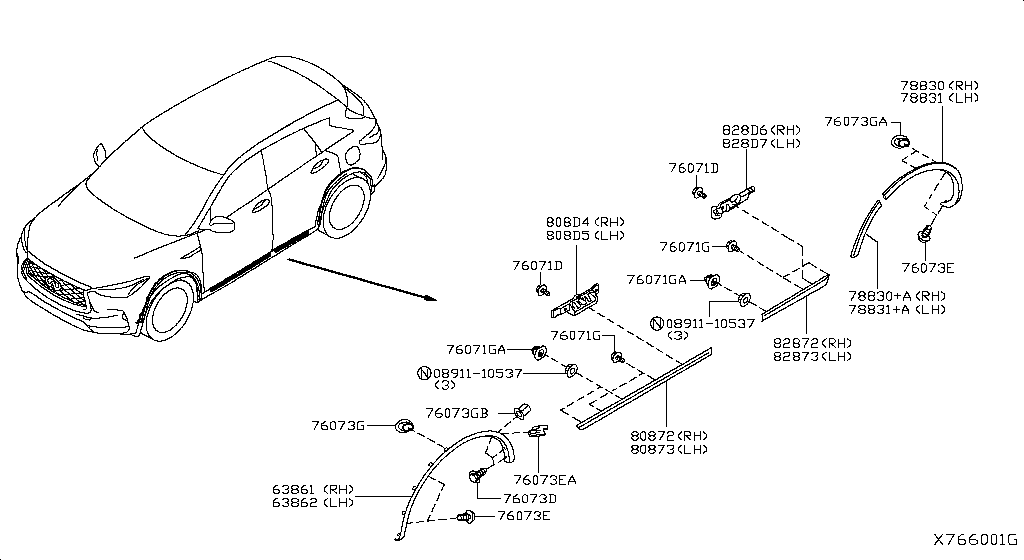 Body Side Moulding