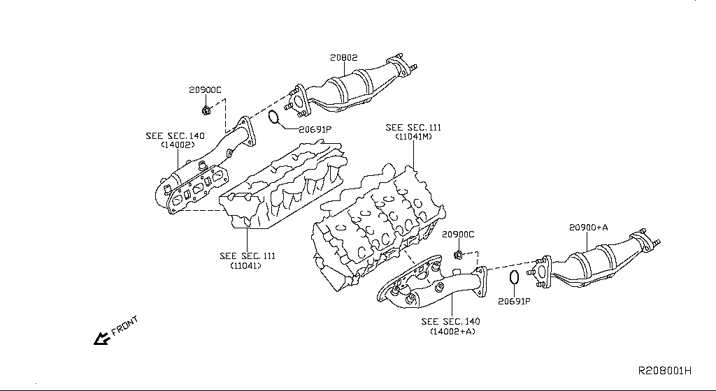 Catalyst Converter, Exhaust Fuel & Ure In