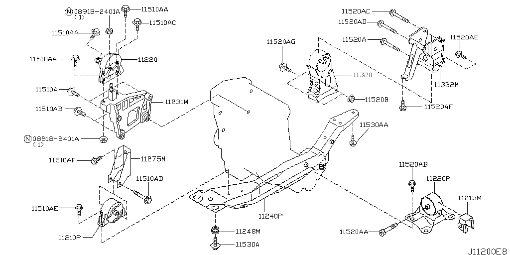 Engine & Transmission Mounting