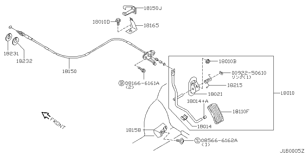 Accelerator Lever Linkage