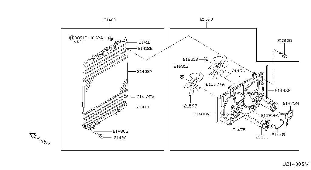 Radiator Shroud Inverter Cooling