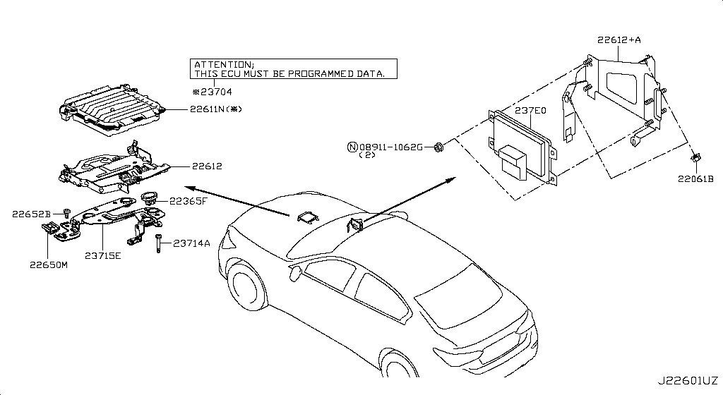 23714-hg00c Bracket-control Nissan 