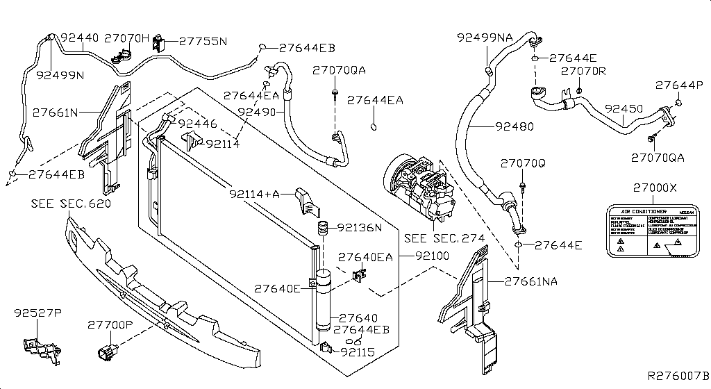 Condenser, Liquid Tank & Piping
