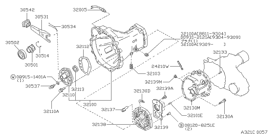 Transmission Case Clutch Release