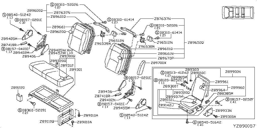 Asiento del pasajero