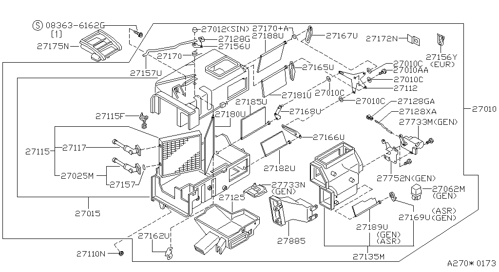 Heater Blower Unit