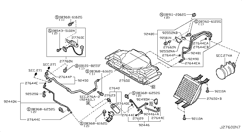 Condenser, Liquid Tank & Piping