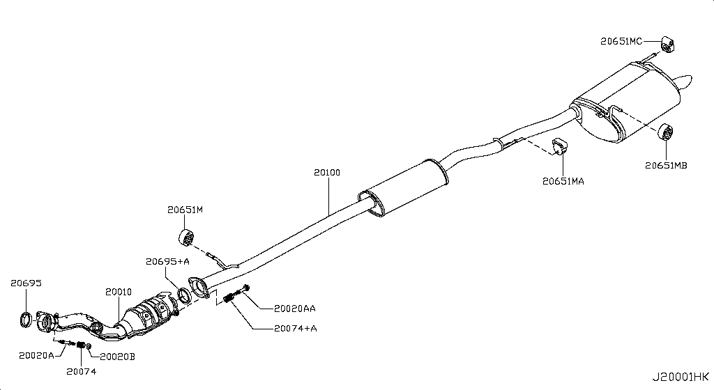Exhaust Tube Muffler