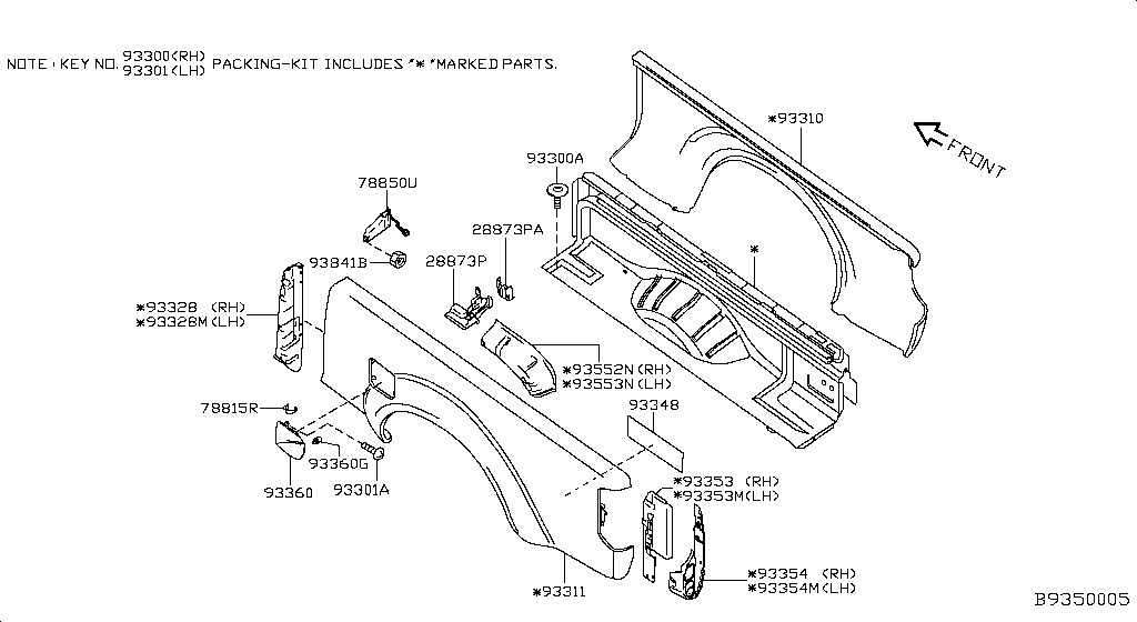 Rear Body Side Gate Fitting