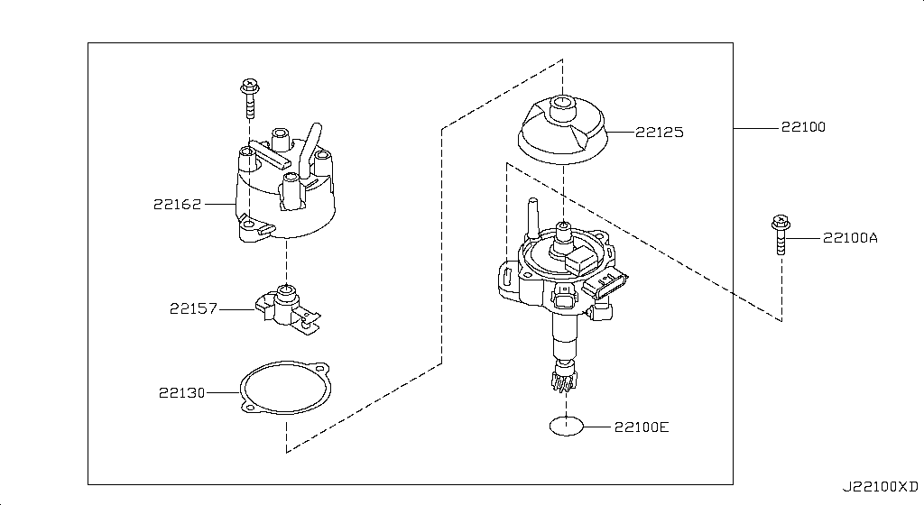 Distributor Ignition Timing Sensor