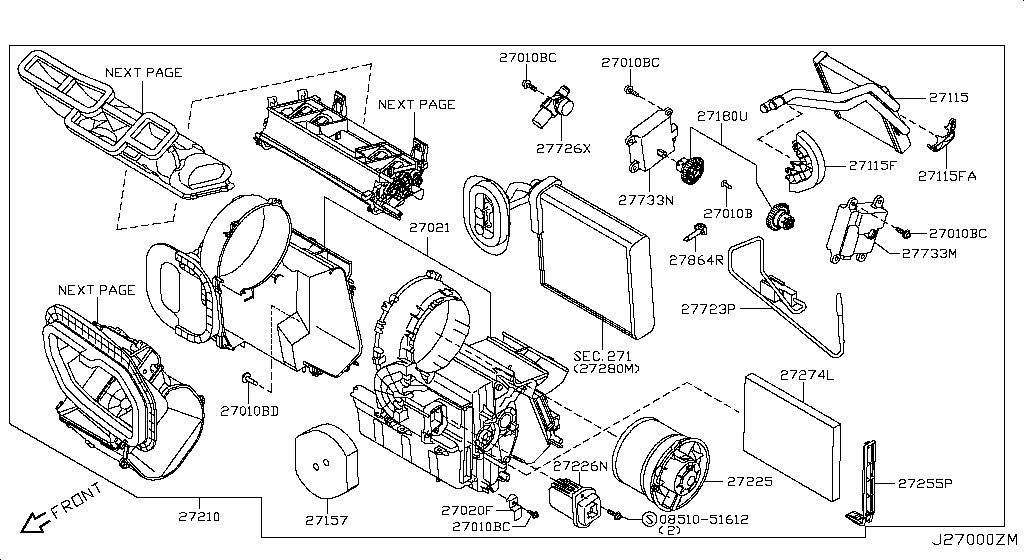 Heater Blower Unit