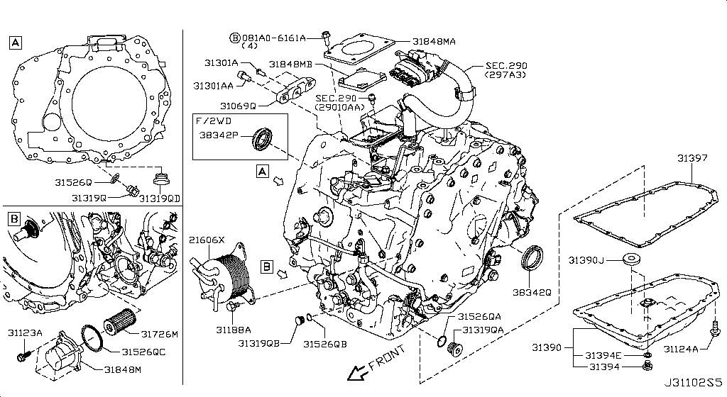 Torque Converter, Housing & Case