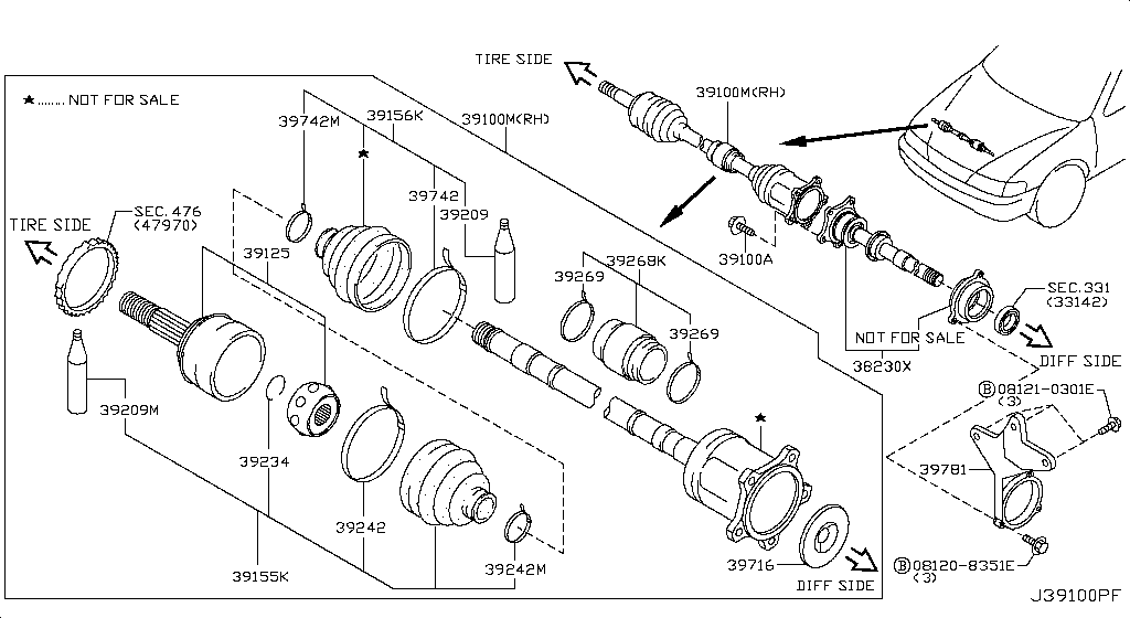 Front Drive Shaft