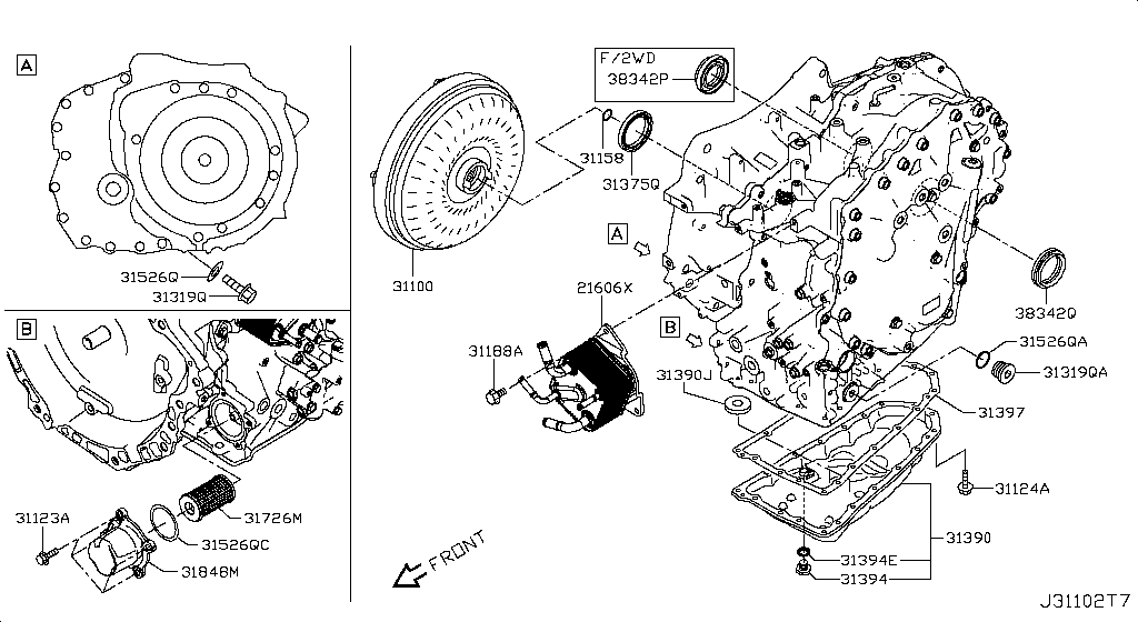 Torque Converter, Housing & Case