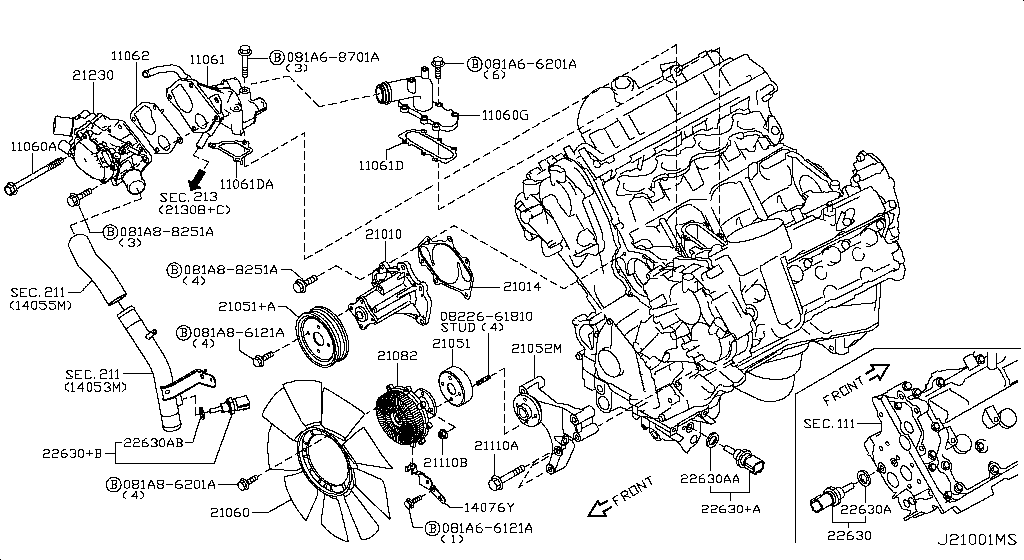 Water Pump, Cooling Fan & Thermostat