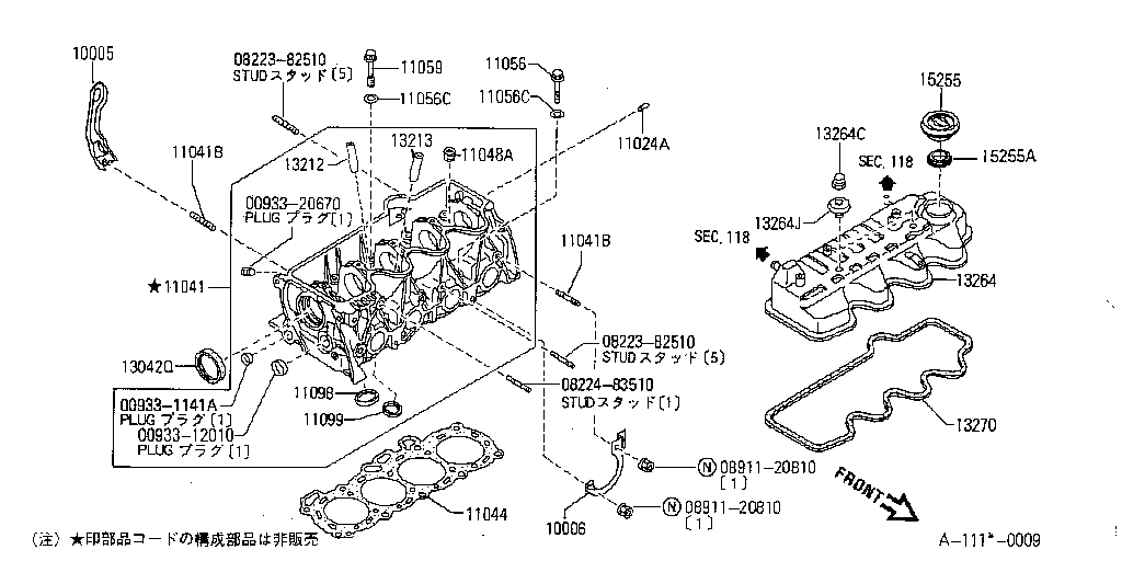 Culata y tapa de balancines