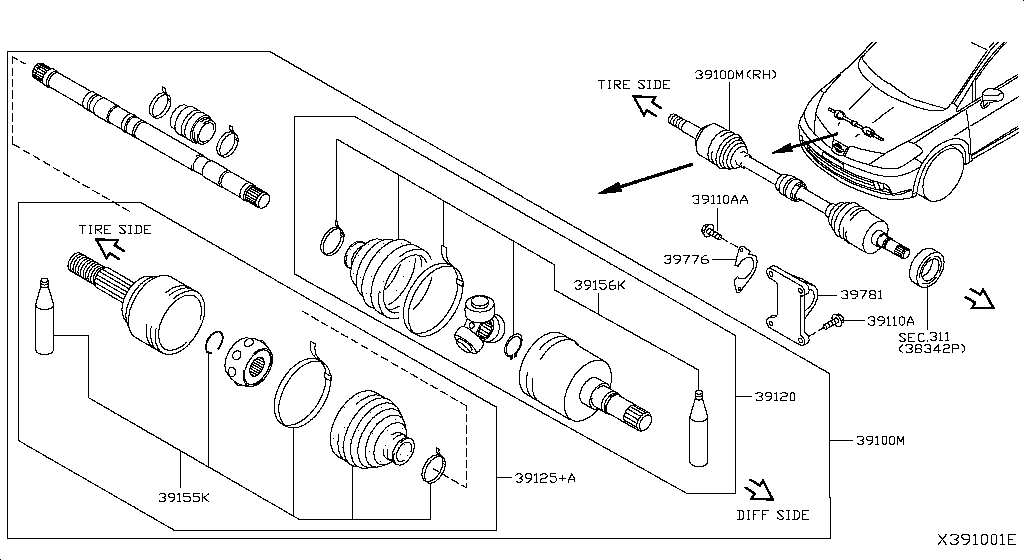 Front Drive Shaft