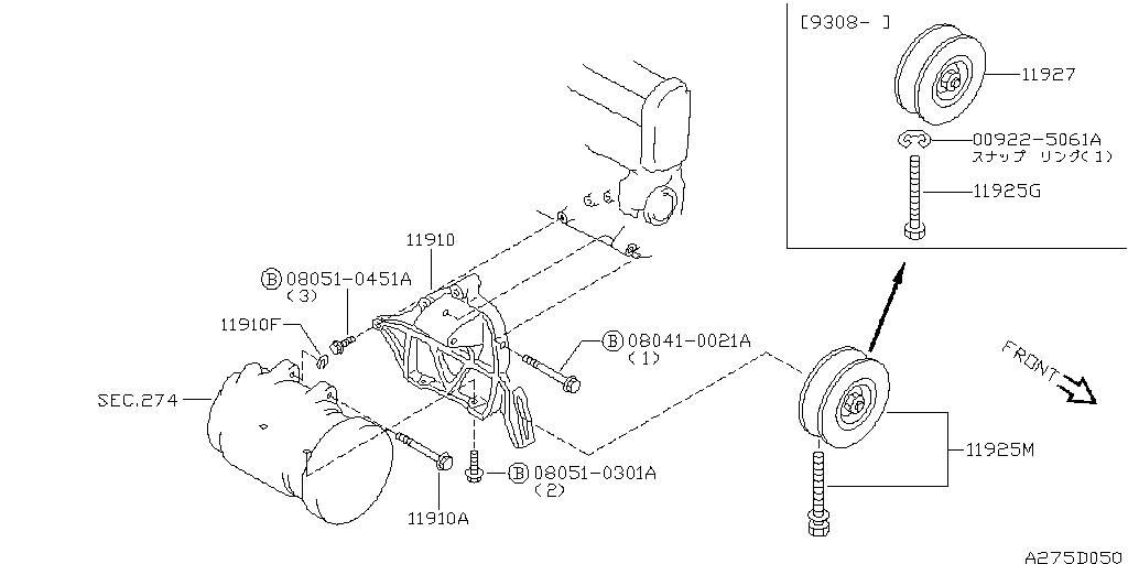 Soporte del compresor