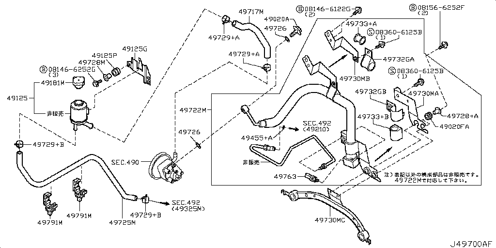 Power Steering Piping