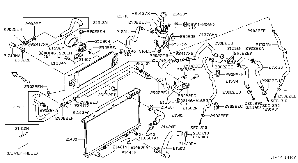 Radiator Shroud Inverter Cooling
