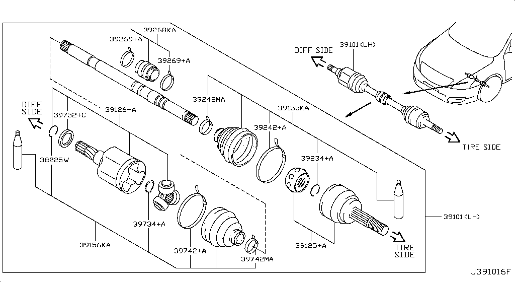 Front Drive Shaft