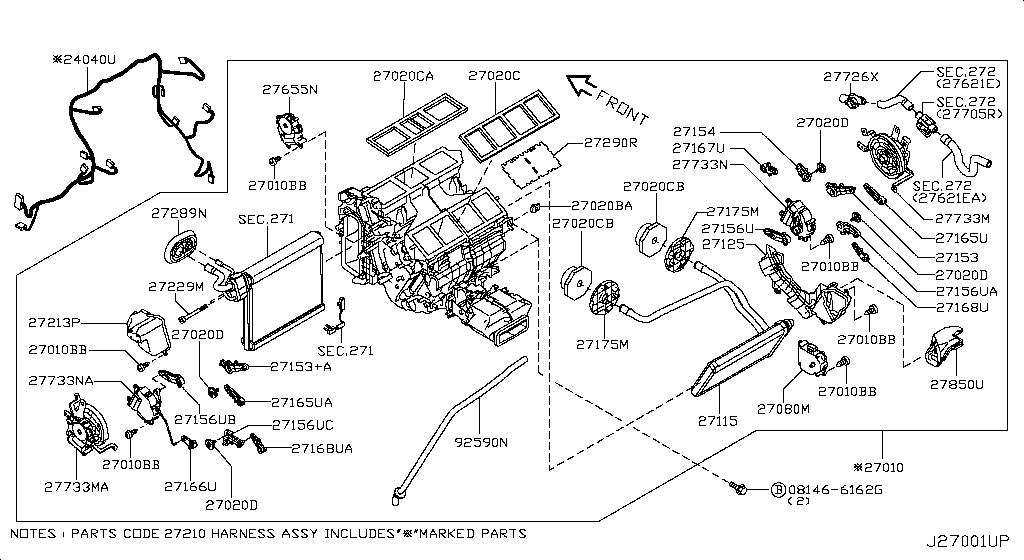 Heater Blower Unit